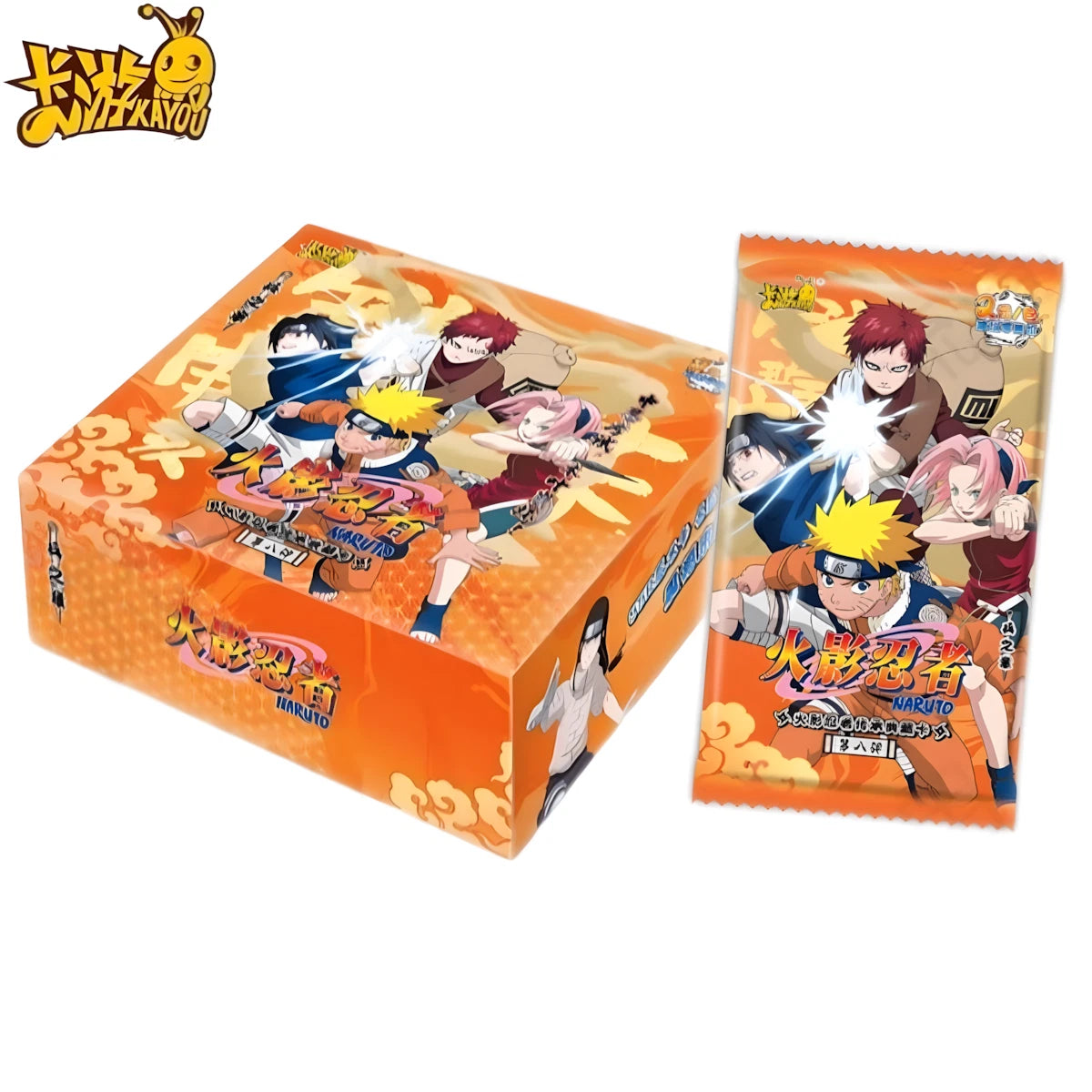 2025 KAYOU Naruto Trading Card Booster Box – WAVE 8 Sealed –