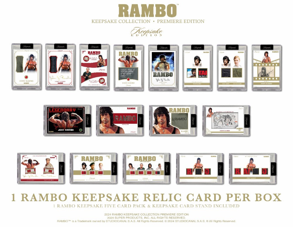Rambo Keepsake Collection Premiere Edition – Trading Cards Box 2024