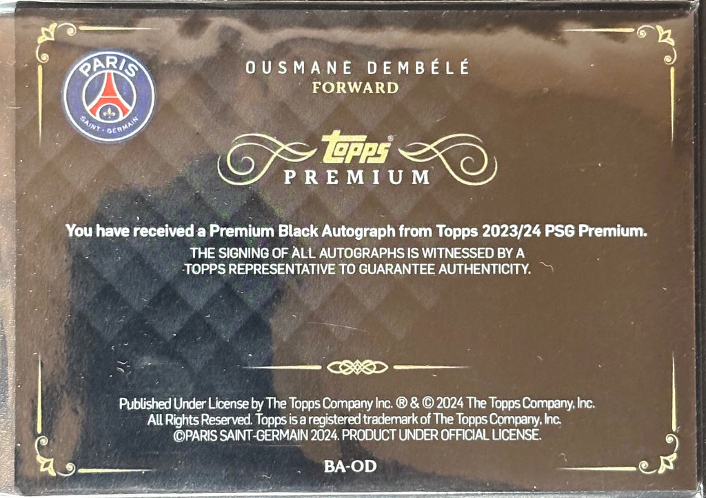Ousmane Dembélé /5 Auto | Topps