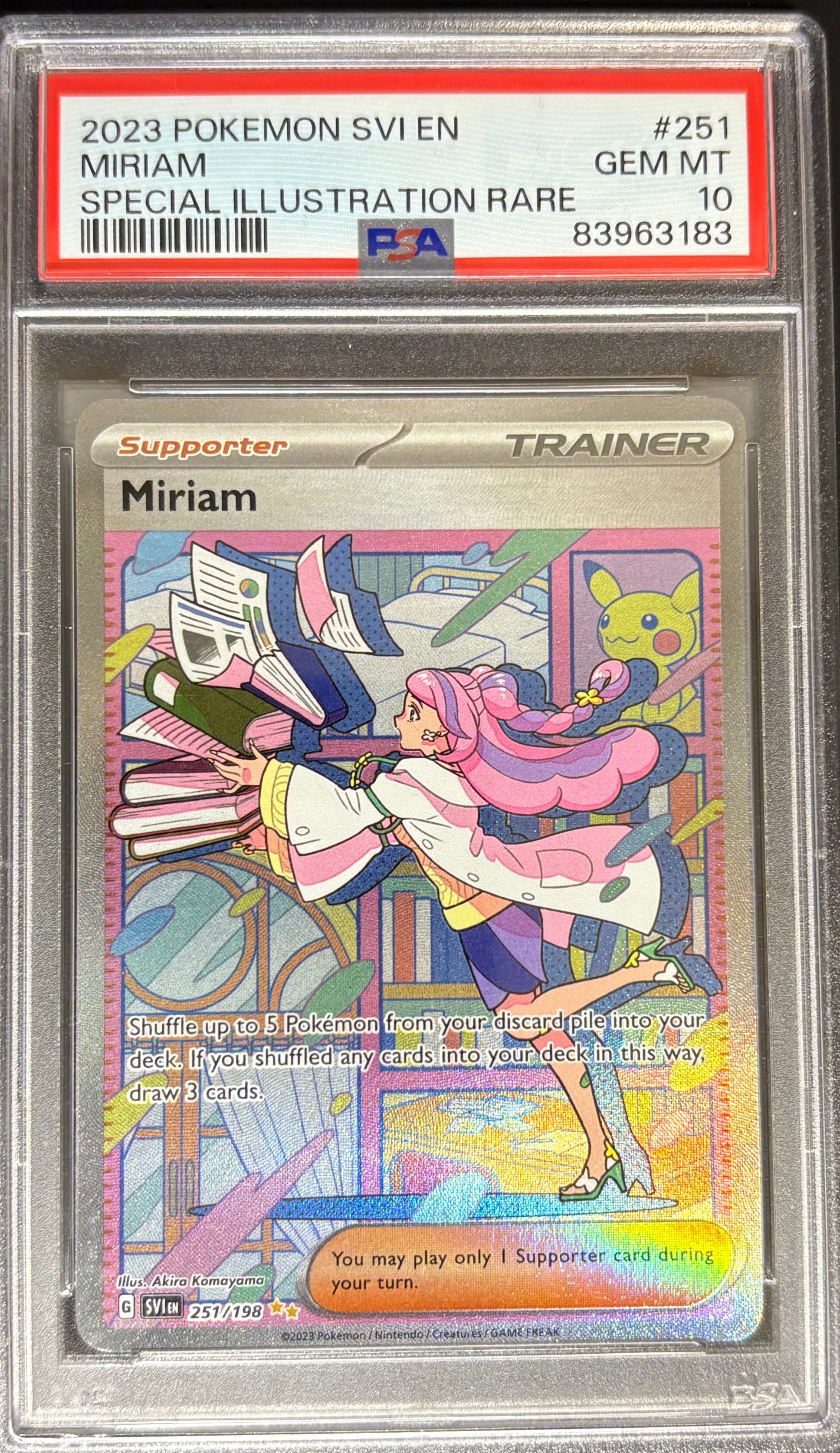 Miriam Special Illustration Rare 2023 [PSA10]