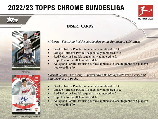 2022/23 Topps Chrome Bundesliga Soccer Hobby Box