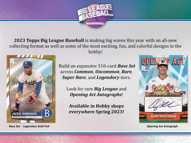 2023 Topps Big League Baseball Hobby Box kaufen – MLB Trading Cards