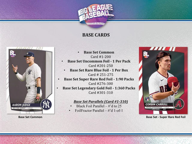 2023 Topps Big League Baseball Hobby Box kaufen – MLB Trading Cards