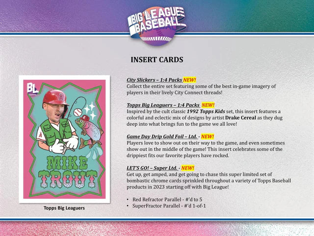 2023 Topps Big League Baseball Hobby Box kaufen – MLB Trading Cards