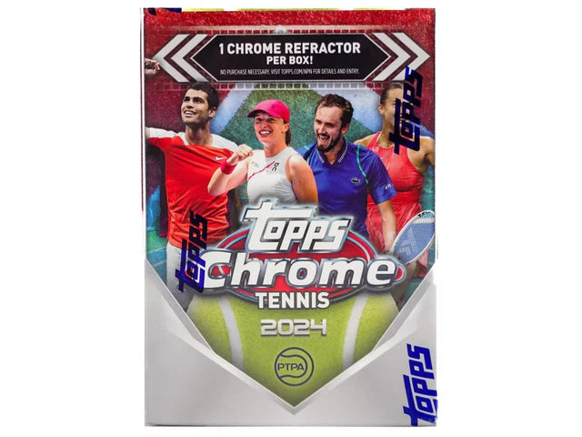 2024 Topps Chrome Tennis 7-Pack Blaster Box