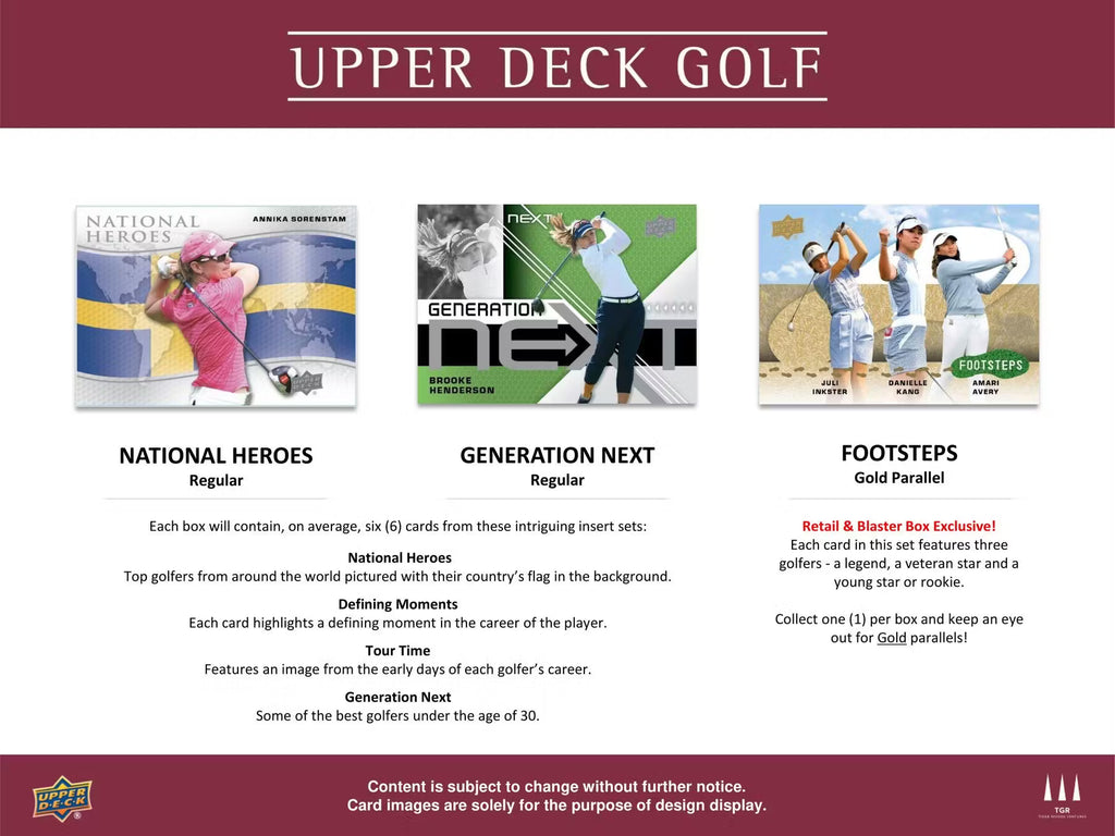 2024 Upper Deck Golf 6-Pack Blaster Box