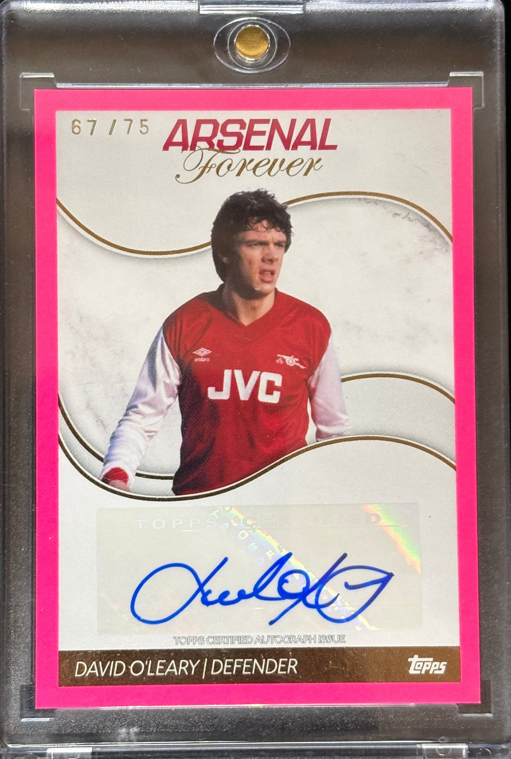 David O'Leary /75 - Topps Arsenal Forever 2023/24