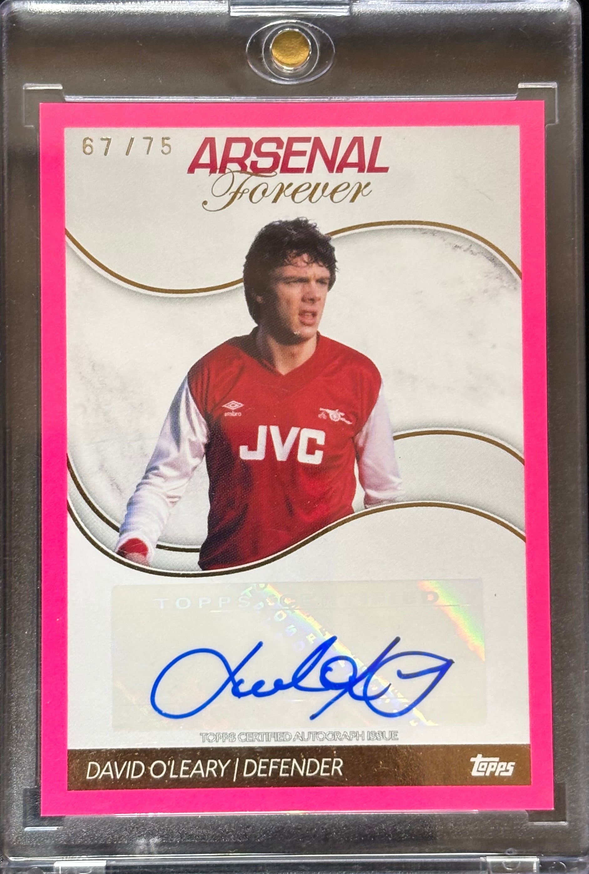David O'Leary /75 - Topps Arsenal Forever 2023/24