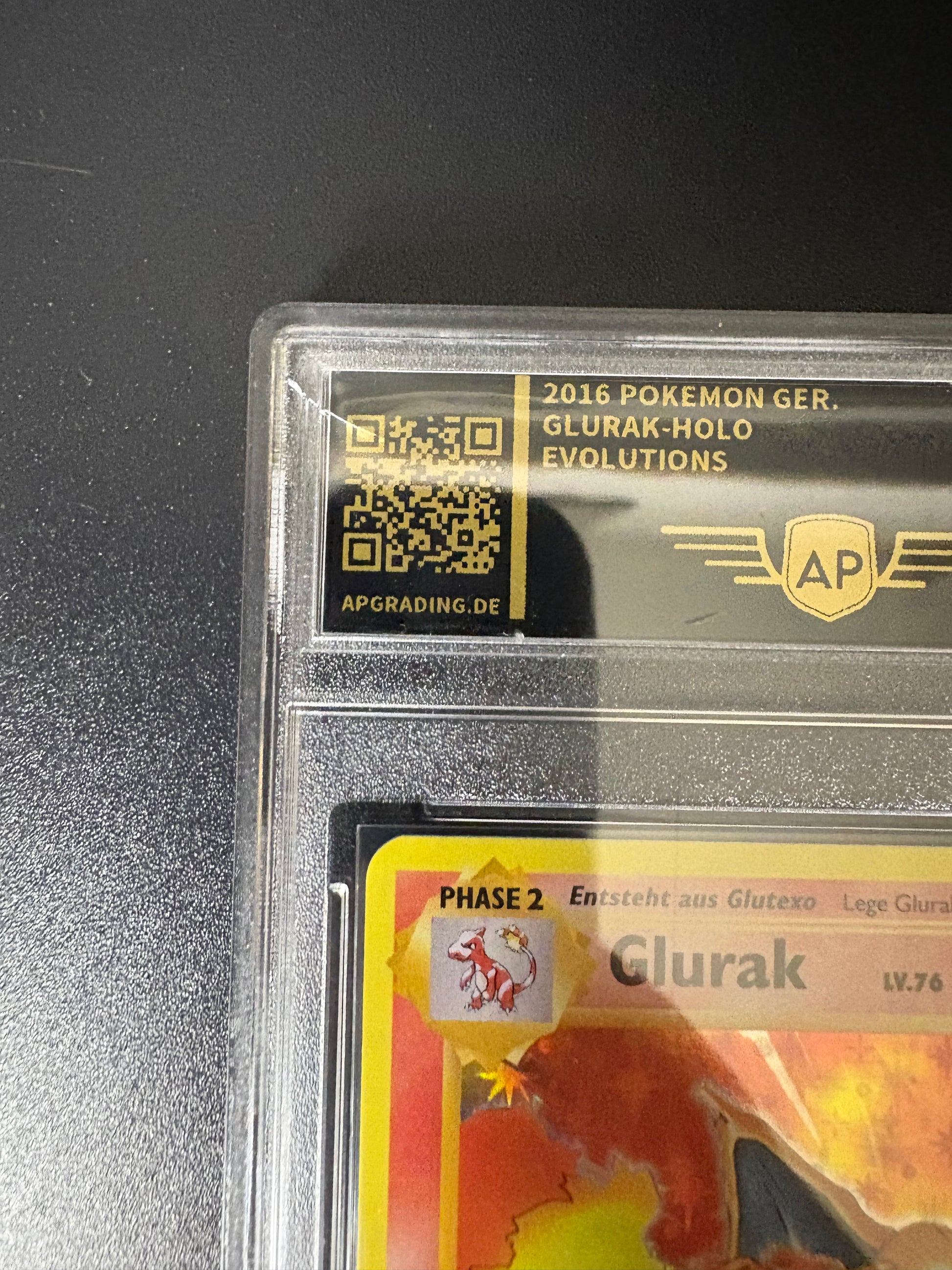 Glurak XY Evolutions 2016 – AP 8.0 Bewertet – Seltene Pokémon Sammelkarte