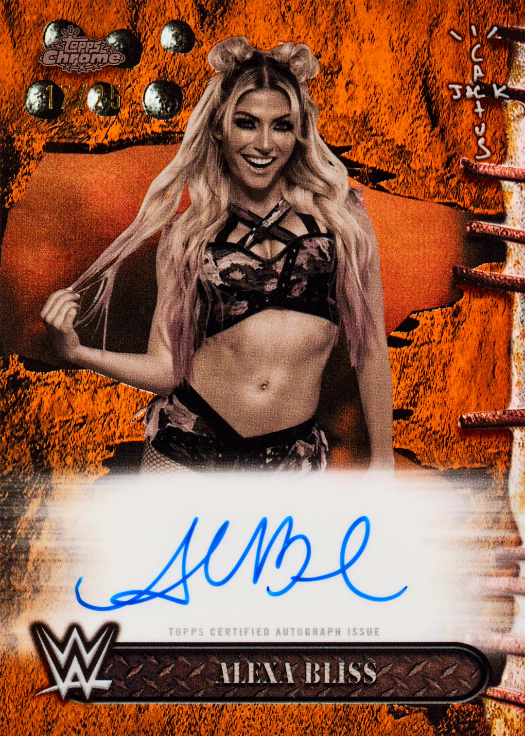 2025 Topps Chrome WWE x Cactus Jack - Hobby Box
