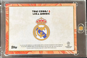 Toni Kroos & Luka Modrić Dual Auto /5 - Topps Deco UCL 2023/24