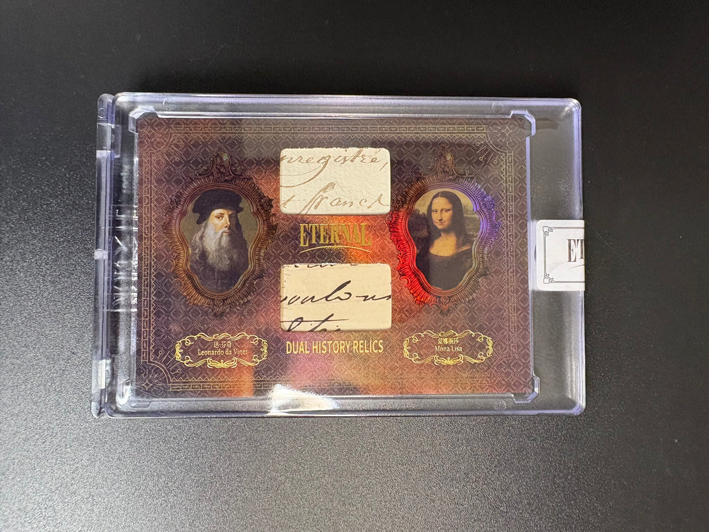 Dual History Relic Card /99 – da Vinci & Mona Lisa – Eternal Cuts 2024