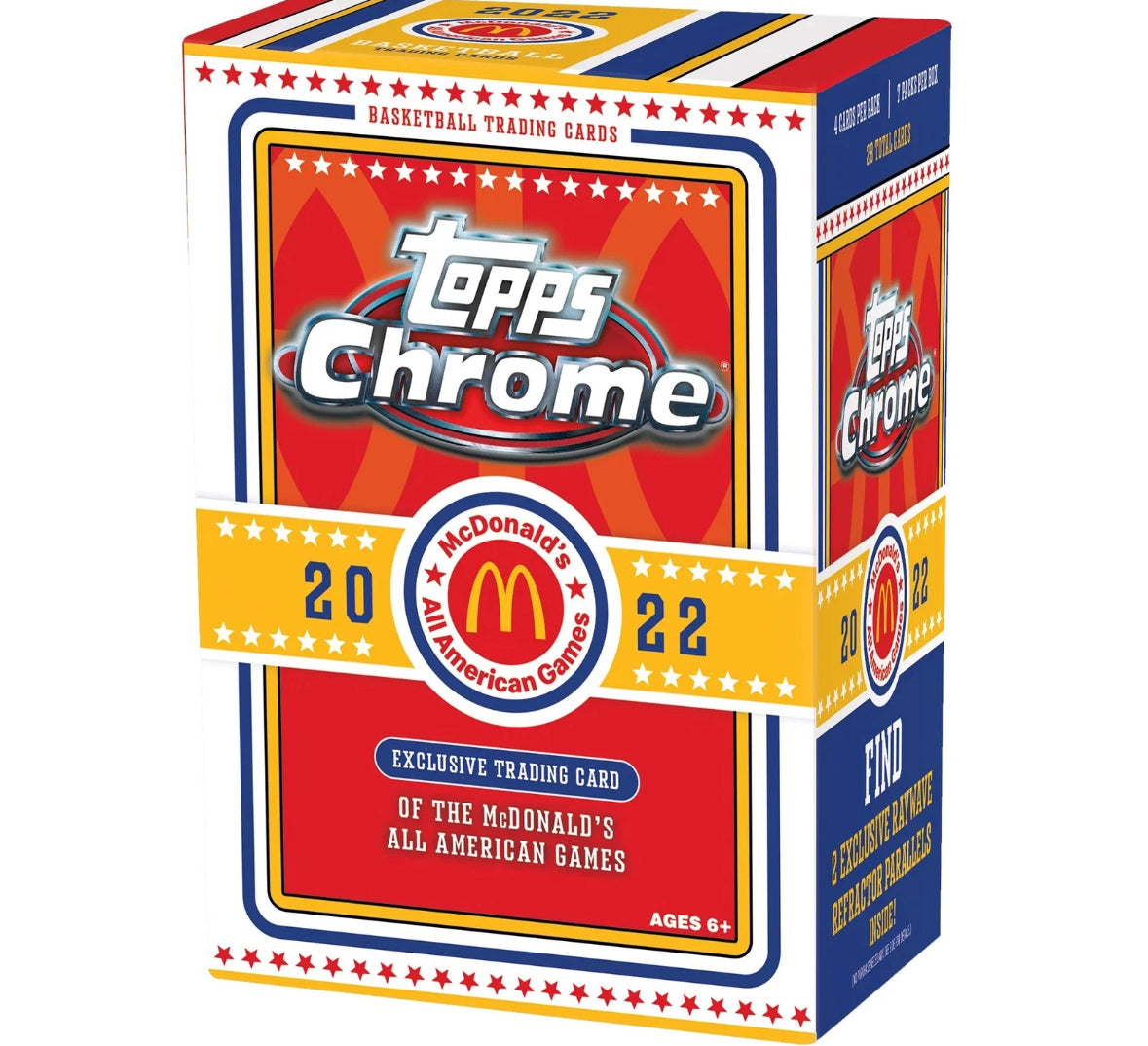 2022 Topps Chrome McDonald's All American Basketball Factory Sealed Blaster Box