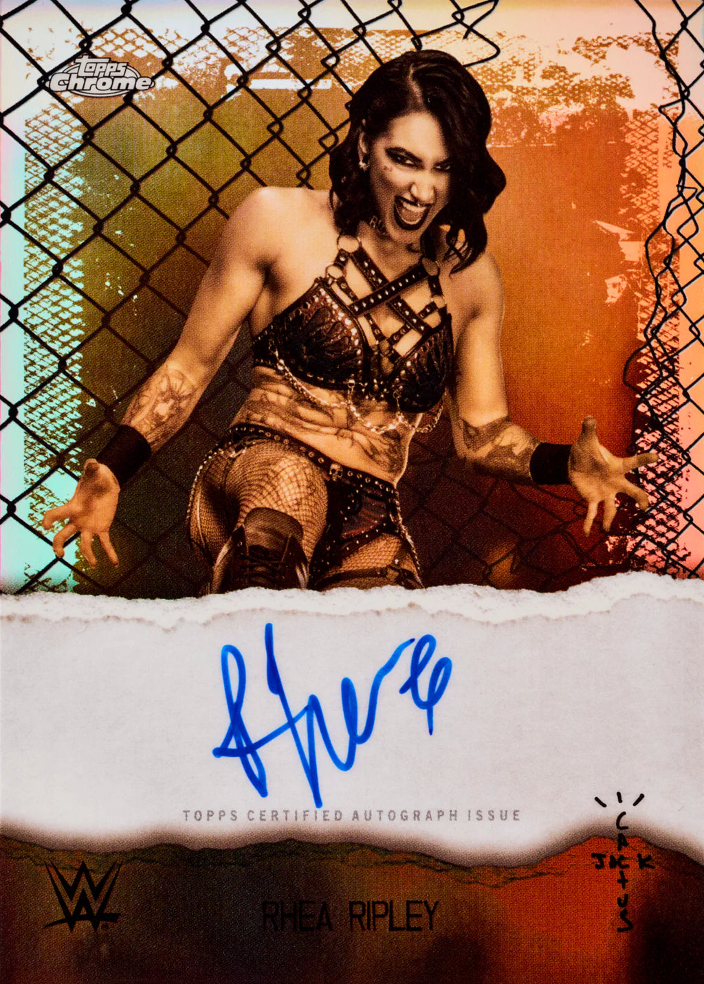 2025 Topps Chrome WWE x Cactus Jack - Hobby Box