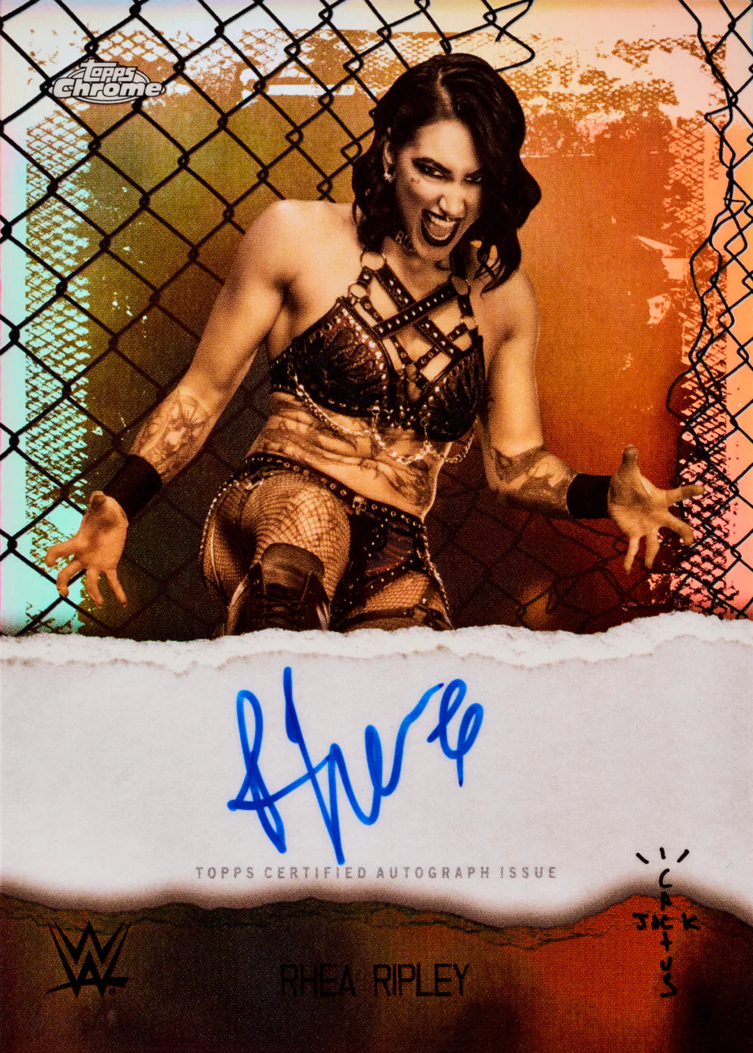 2025 Topps Chrome WWE x Cactus Jack - Hobby Box
