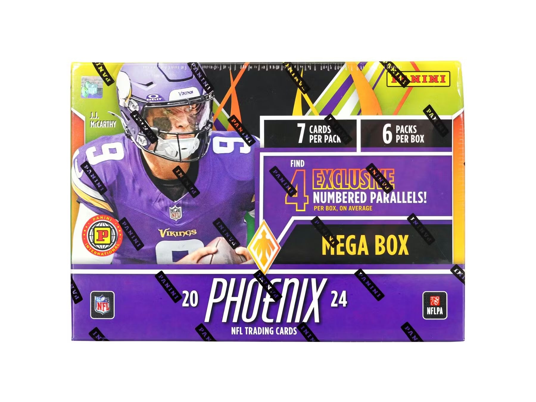 2024 Panini Phoenix Football Hobby International Mega Box – NFL Trading Cards – Exklusive Parallels & Rookies