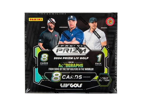 2024 Panini Prizm LIV Golf International Hobby Box – Trading Cards – Exklusive Prizms & Autogramme