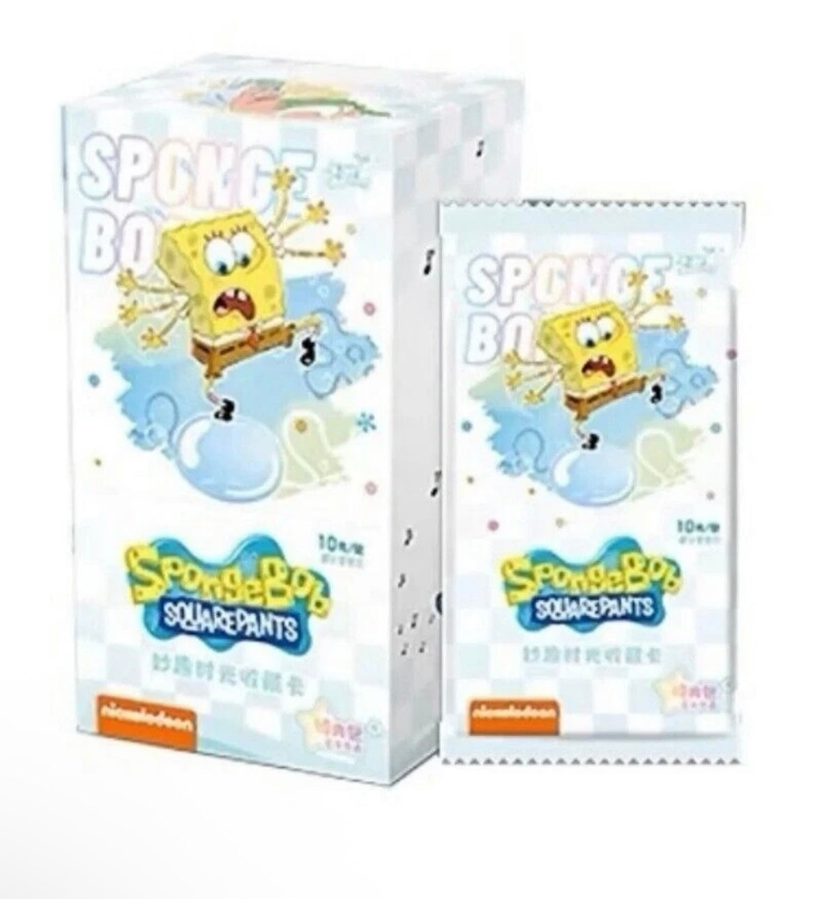 SpongeBob Trading Cards Blaster Box – 10 Booster Packs – Offiziell lizenziert
