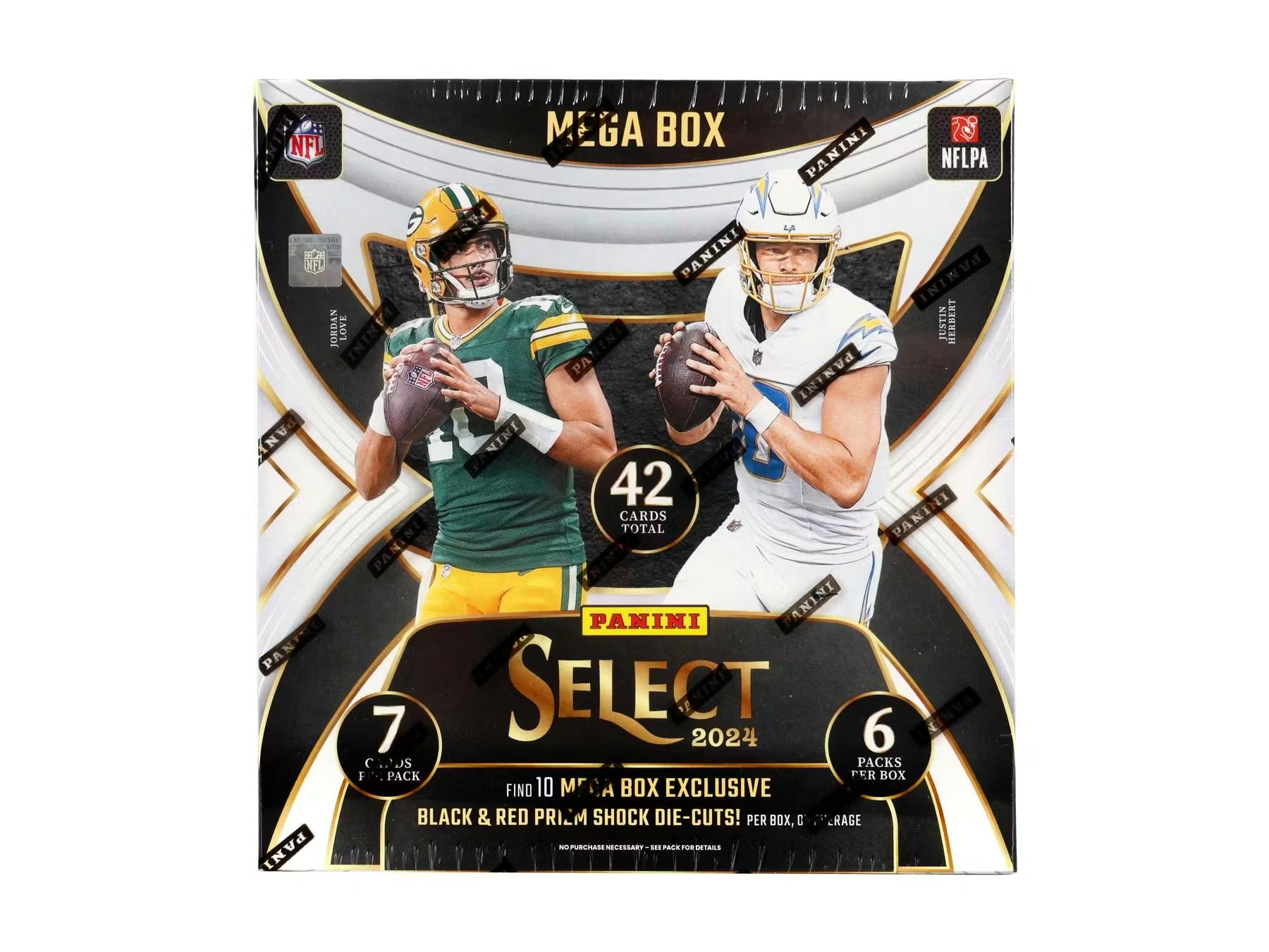 2024 Panini Select Football Mega Box – NFL Trading Cards – Exklusive Prizms & Rookies
