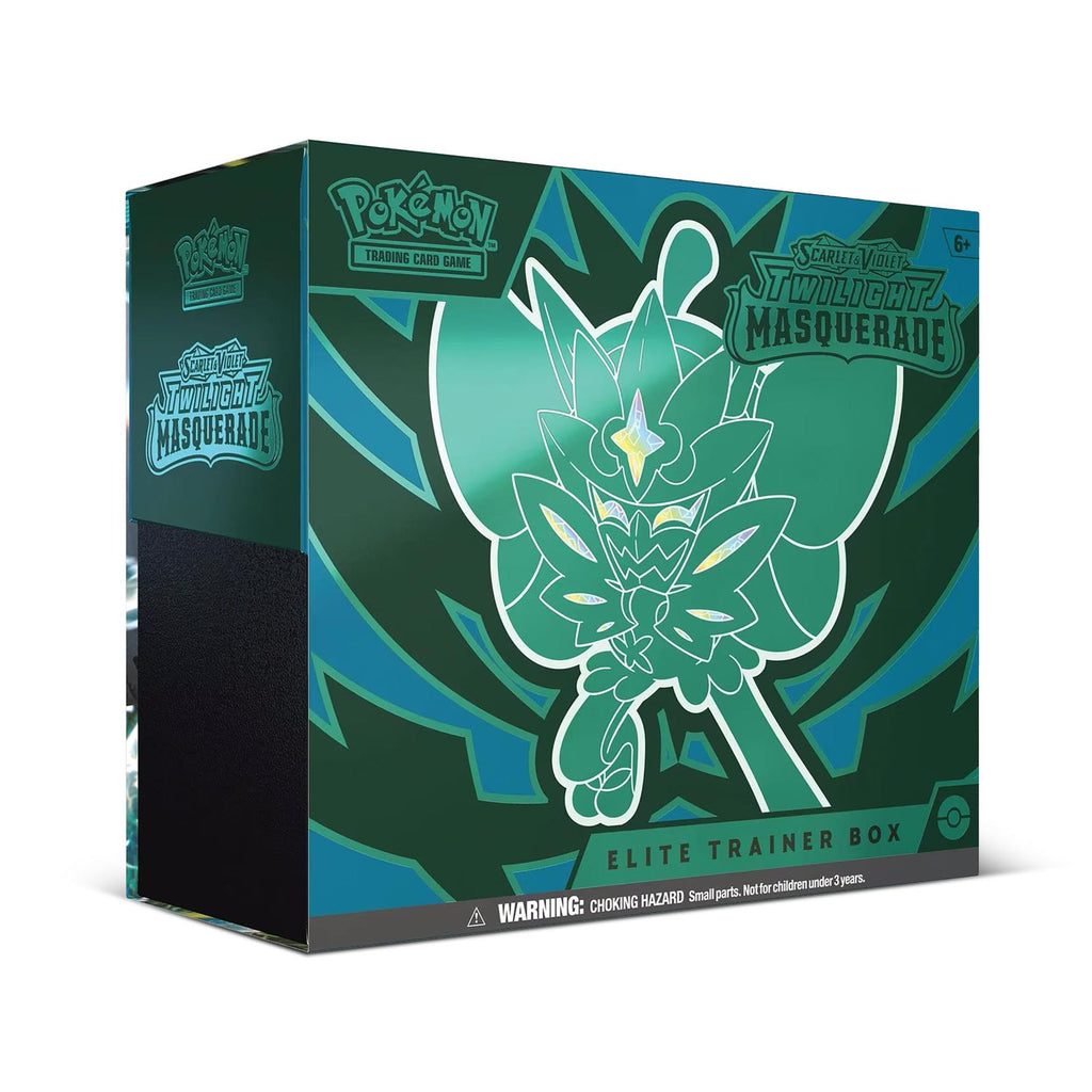 Pokémon Scarlet & Violet: Twilight Masquerade Elite Trainer Box – 9 Booster Packs & Zubehör