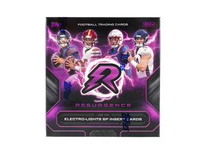 2024 Topps Resurgence Football Mega Box – NFL Trading Cards – Exclusive Inserts & Rookies
