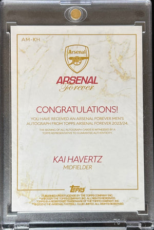 Kai Havertz Auto /25 - Topps Arsenal Forever 2023/24