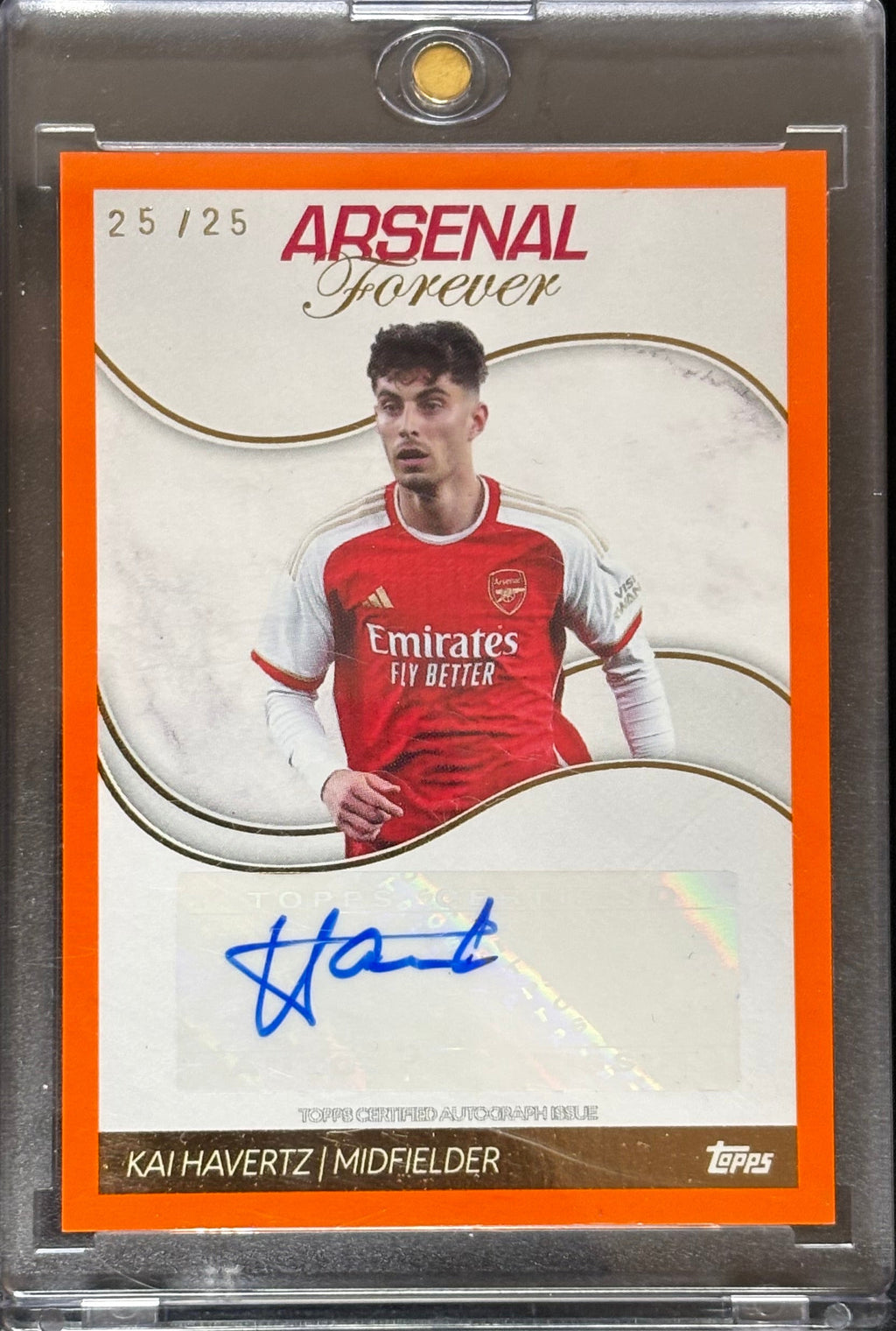 Kai Havertz Auto /25 - Topps Arsenal Forever 2023/24
