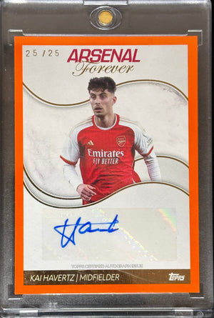 Kai Havertz Auto /25 - Topps Arsenal Forever 2023/24