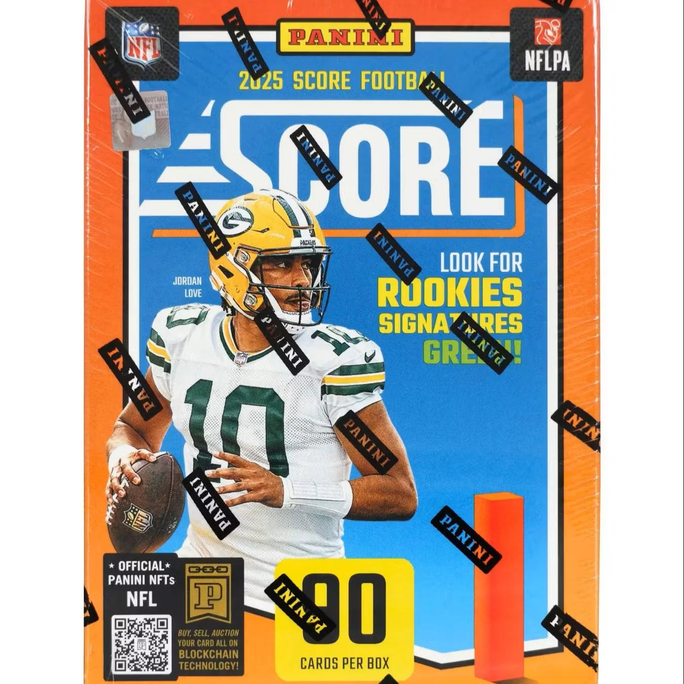 Panini Score Football 2025 Hobby Blaster Box – NFL Trading Cards – 90 Karten