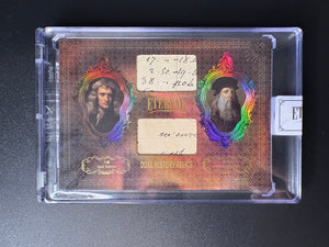 Dual History Relic Card /99 – Newton & da Vinci – Eternal Cuts Edition