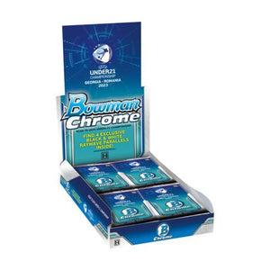 2022 Bowman Chrome Road to UEFA U21 European Championship Soccer Hobby Box – Exklusive Prospects & Autogramme