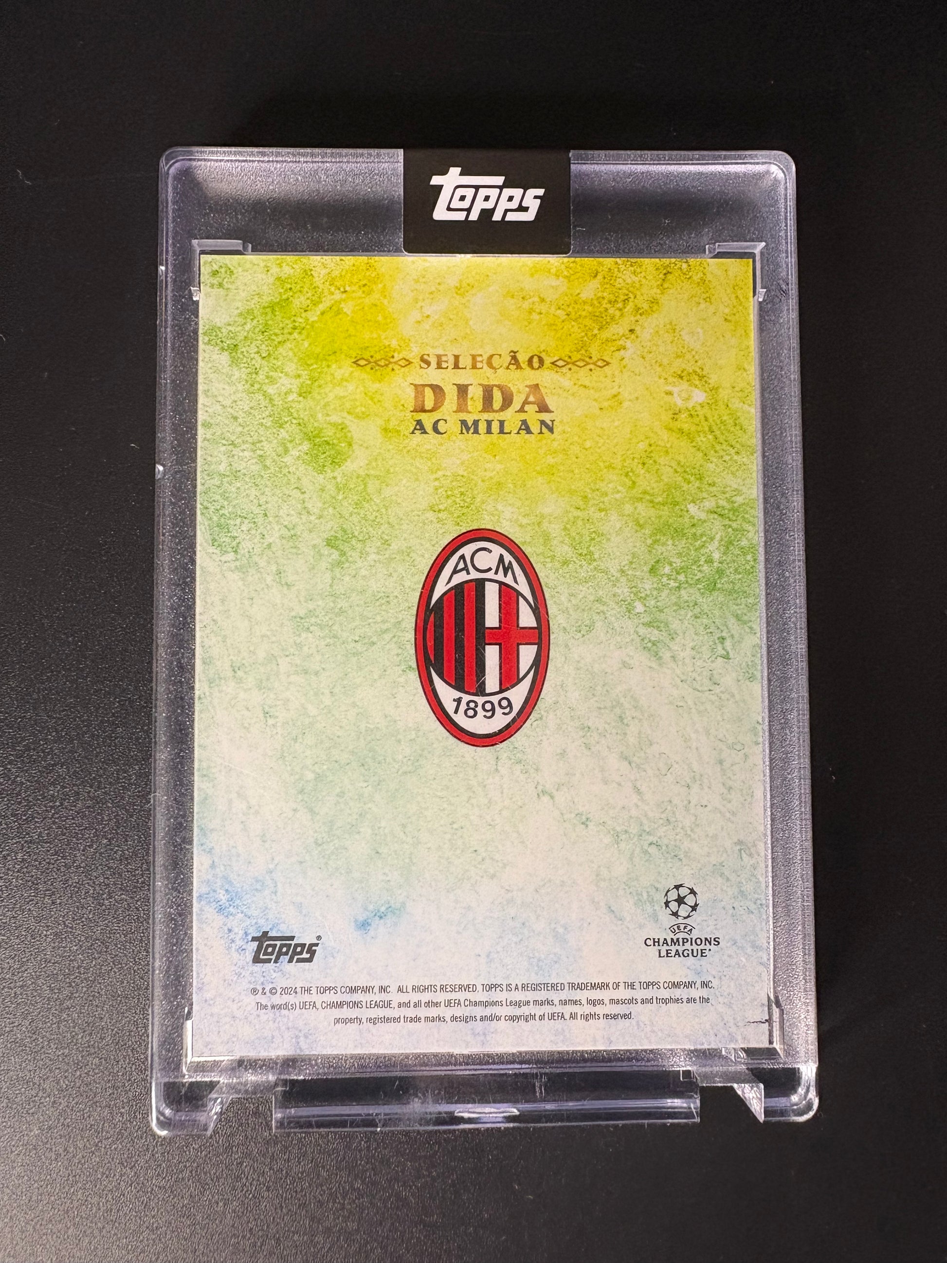 Dida AC Milan Autogrammkarte /99 – Topps 125 Years – Limitierte Sammlerkarte