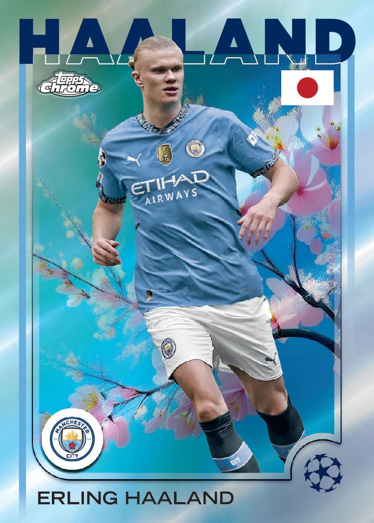 TOPPS UEFA CLUB COMPETITIONS SEASON 2024/25 JAPAN EDITION FLAGSHIP HOBBY BOX