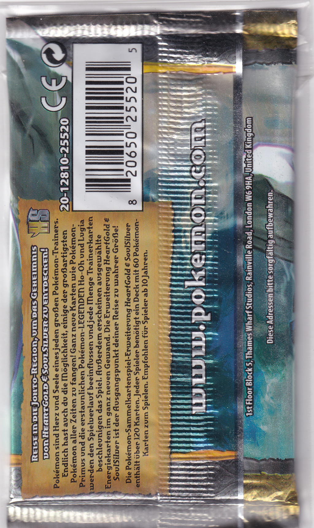 HEART GOLD SOUL SILVER BOOSTER PACK German