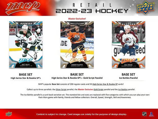 2022-23 Upper Deck MVP Hockey Retail Box