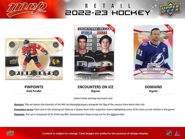 2022-23 Upper Deck MVP Hockey Retail Box