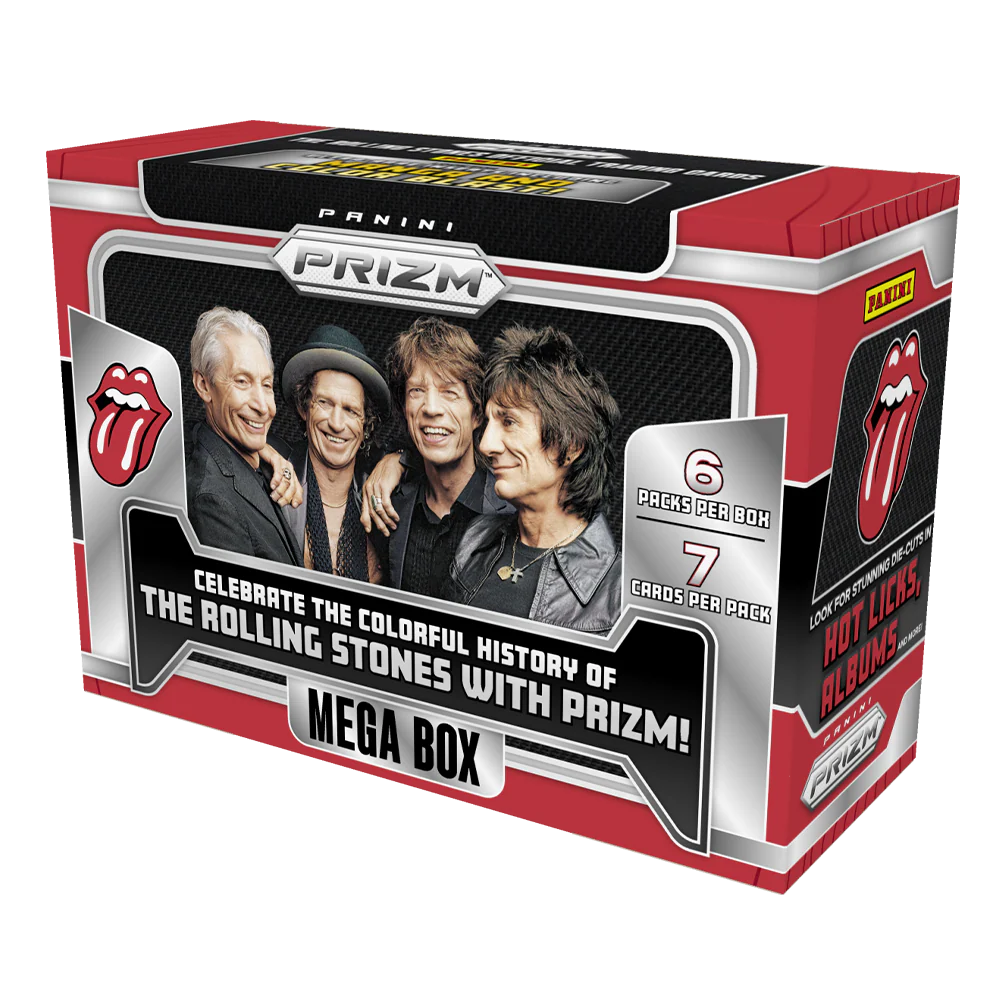 The Rolling Stones x Panini Prizm 2025 – Hobby Mega Box | Limitierte Trading Cards
