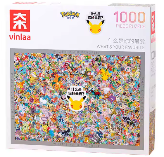 30th Pokemon Anniversary 1000 piece Puzzle
